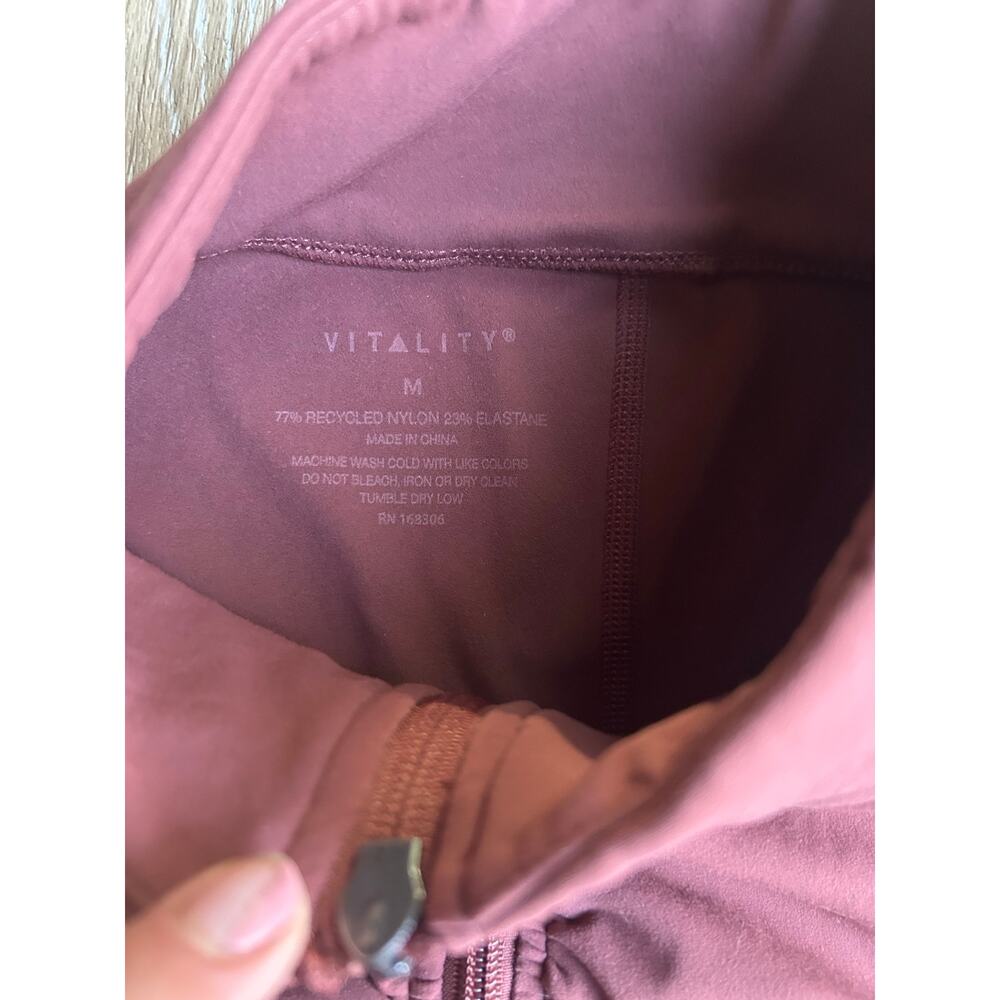 VitalityCloud II GatherJacket mauvepurple athleisureyogaPilates elevatedworkout - Picture 11 of 16